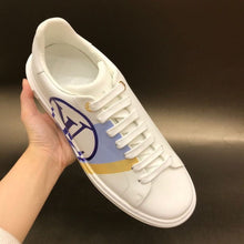 Load image into Gallery viewer, Louis Vuitton Time Out Sneaker White/Blue For Women LV