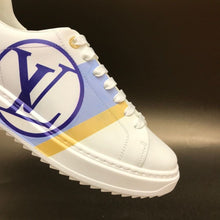 Load image into Gallery viewer, Louis Vuitton Time Out Sneaker White/Blue For Women LV