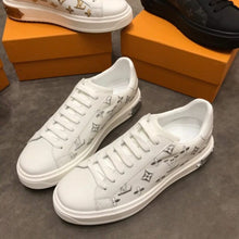 Load image into Gallery viewer, Louis Vuitton Time Out Sneaker White/Silver For Women LV
