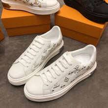 Load image into Gallery viewer, Louis Vuitton Time Out Sneaker White/Silver For Women LV