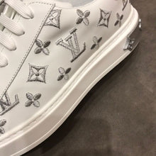 Load image into Gallery viewer, Louis Vuitton Time Out Sneaker White/Silver For Women LV