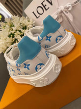 Load image into Gallery viewer, Louis Vuitton Time Out Sneakers White/Blue For Women LV