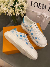 Load image into Gallery viewer, Louis Vuitton Time Out Sneakers White/Blue For Women LV