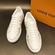 Load image into Gallery viewer, Louis Vuitton Time Out Sneakers White/Gold For Women LV