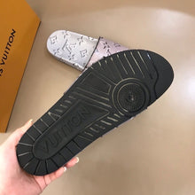 Load image into Gallery viewer, Louis Vuitton Waterfront Mule Monogram Embossed Metallic Rubber Gray For Women LV