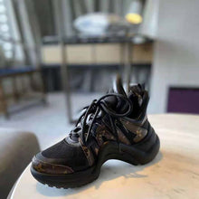 Load image into Gallery viewer, Louis Vuitton Women LV Archlight Sneaker Patent Monogram Canvas Technical Fabrics