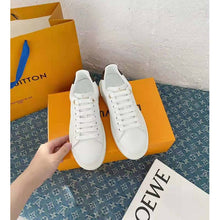 Load image into Gallery viewer, Louis Vuitton Women Time Out Sneaker Debossed Calf Leather Monogram Flowers