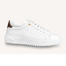 Load image into Gallery viewer, Louis Vuitton Women Time Out Sneaker Debossed Calf Leather Monogram Flowers