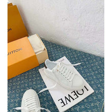 Load image into Gallery viewer, Louis Vuitton Women Time Out Sneaker Debossed Calf Leather Monogram Flowers