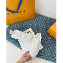 Load image into Gallery viewer, Louis Vuitton Women Time Out Sneaker Debossed Calf Leather Monogram Flowers