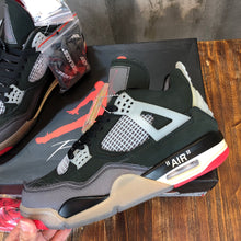 Load image into Gallery viewer, Nike Off-White x Air Jordan 4 Bred Women