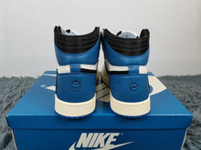Load image into Gallery viewer, Nike Travis Scott x Fragment x Air Jordan 1 High OG SP Military Blue AJ1 White/Blue Women