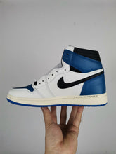 Load image into Gallery viewer, Nike Travis Scott x Fragment x Air Jordan 1 High OG SP Military Blue AJ1 White/Blue Women