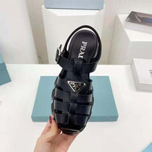 Load image into Gallery viewer, Prada Women Foam Rubber Sandals in 55 mm Heel Height-Black