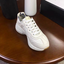 Load image into Gallery viewer, Rhyton Glitter Logo Dad Sneakers Calfskin Leather Spring/Summer Collection Off White