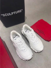 Load image into Gallery viewer, Valentino Garavani Bounce Runner Sneakers Calfskin Leather Fall/Winter 2018 Collection, White